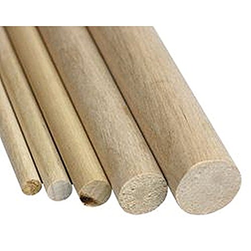 HARDWOOD DOWEL (1/4X35") RAMIN (PK5) Engineering Materials Wood