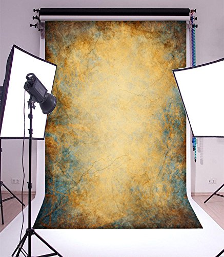 Laeacco Abstract Background 5X7Ft Retro Texture Graffiti Abstract Grunge Kraft Wallpaper Brown Backdrop Photography Background Kids Adults Photo Studio Props #TOP2