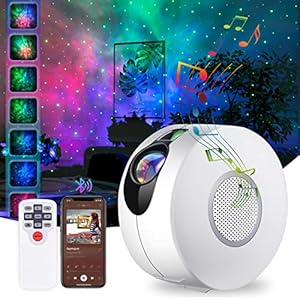Star Projector, Galaxy Projector with LED Nebula Cloud,Star Light Projector with Remote Control for Kids Adults Bedroom…