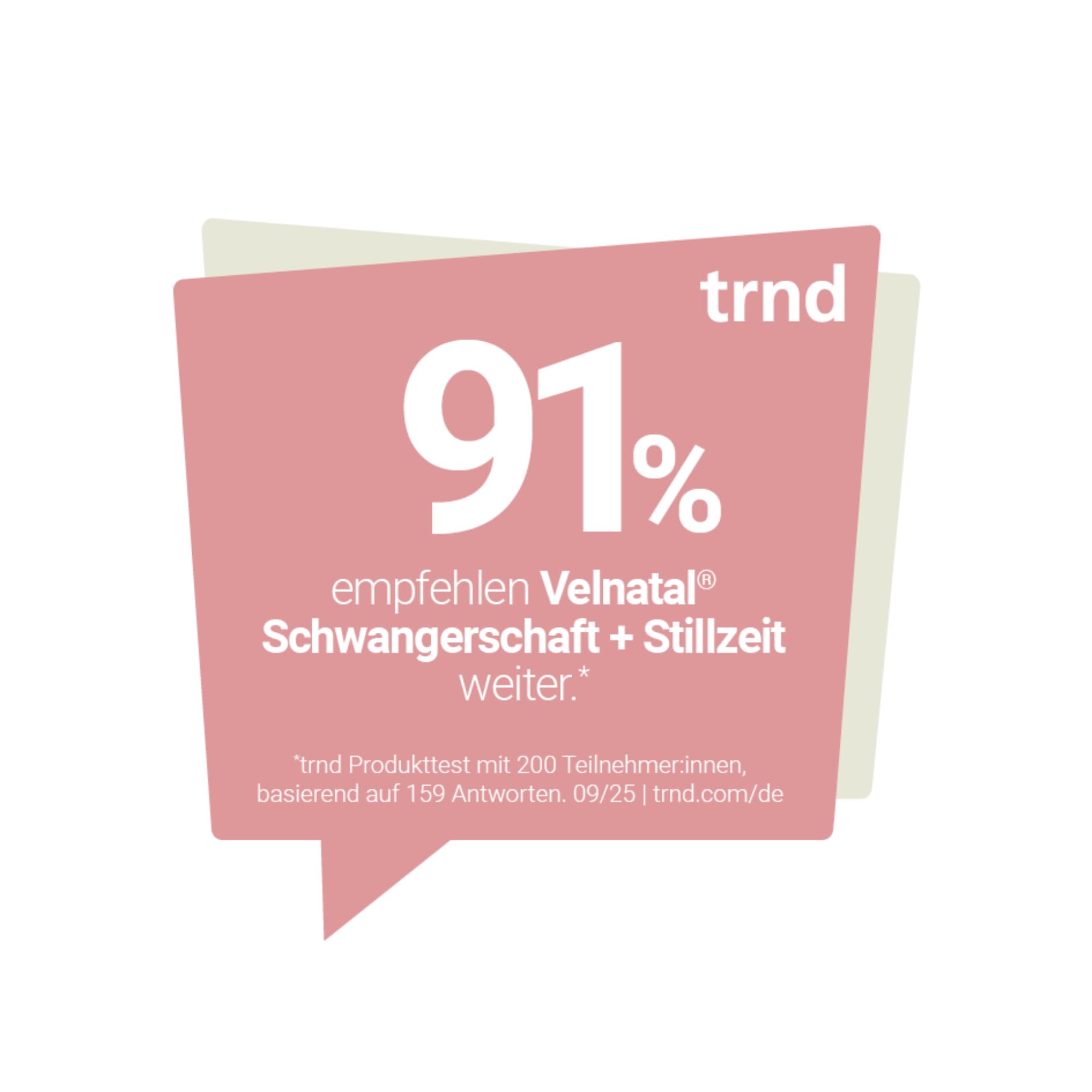 Schwangerschaft + Stillzeit, mit Omega-3, 90 Weichkapseln | Eisen, DHA & EPA, wichtige Vitamine & Mineralstoffe, für Mutter und Kind, glutenfrei, laktosefrei, 1x täglich 1 Kapsel