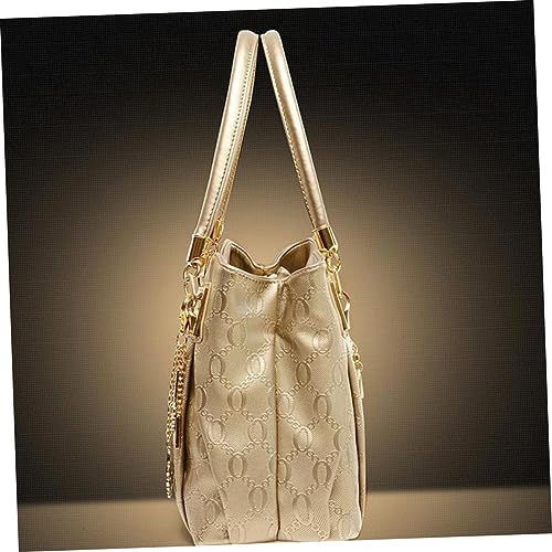 Homoyoyo Purse Tote Bag for Women 3-piece Set Shoulder Bag Zipper Pockets Phone Pocket3