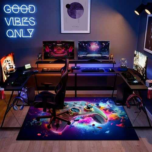 Tapete de Juego Gamer con Diseño Control 3D 150x100 cm miniatura 6