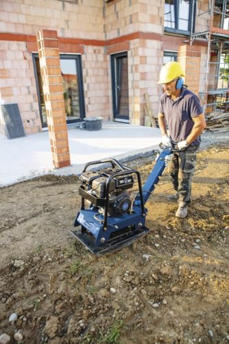 Plataforma vibratoria Scheppach HP3000S a gasolina, 9 HP, presión de compresión de 30,5 kN, profundidad de compresión de 50 cm, juego completo incluye tapete de goma y dispositivo de conducción miniatura 7