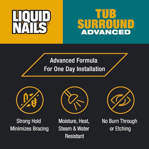 Image of Liquid Nails 10 oz Tub Surround Interior /Exterior Advanced Construction Adhesive