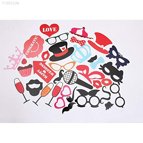 ELECTROPRIME 5B27 31PCS Photo Booth Mask Mustache Stick Wedding Party Tools High Quality