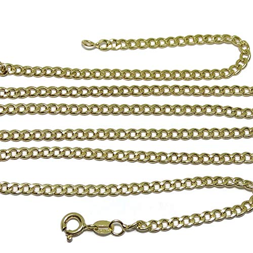 Catena da uomo in oro giallo 18 carati, modello