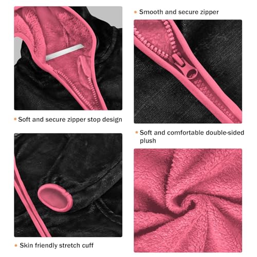 GuoChe Lines Stripes Wavy Abstract Texture Boys Hooded Fleece Jacket3