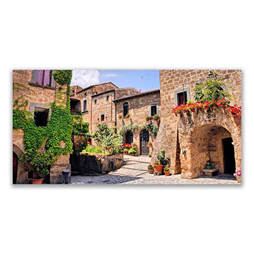 Tableau architecture Tulup 140x70cm pour habiller un mur vide