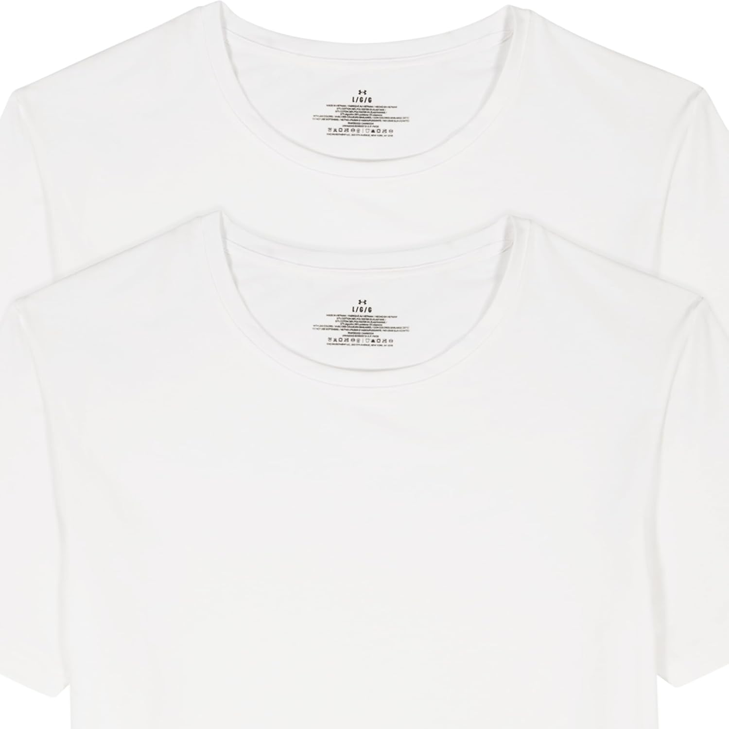 Under Armour Performance Men's Cotton Crew Neck Undershirt, Soft & Comfortable Base Layer T-Shirt for Everyday - Image 2