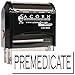 MaxStamp - Large Self-Inking Premedicate Stamp (Black Ink)
