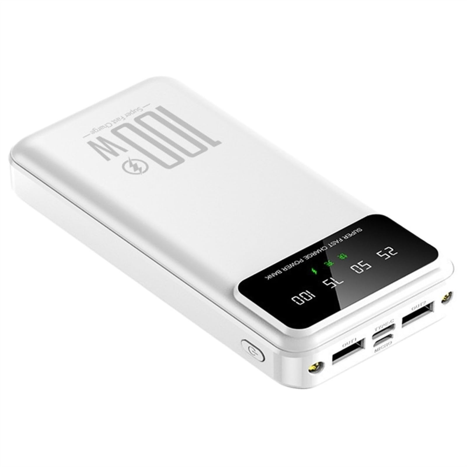 Power Bank 20000 MAh 100 W Dwuportowy, Superszybkie Ładowanie Przenośna, Zewnętrzna Ładowarka Do Akumulatorów Kompatybilny Z IPhonem Kompatybilny Z Xiaomi Kompatybilny Z Huawei Kompatybilny Z Samsungi