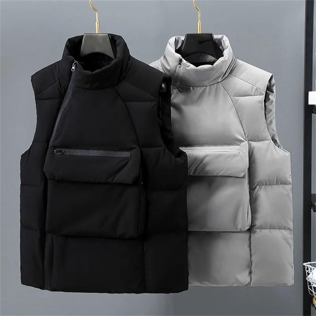 Vogrtcc Chaleco Para Hombre Chaquetas Sin Mangas Chaleco Acolchado Informal