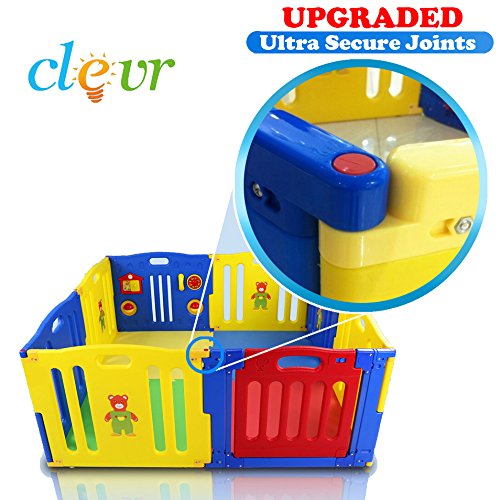 New Improved Baby Kids Safety Playpen 8 Panel Play Center Home Indoor Outdoor - //coolthings.us