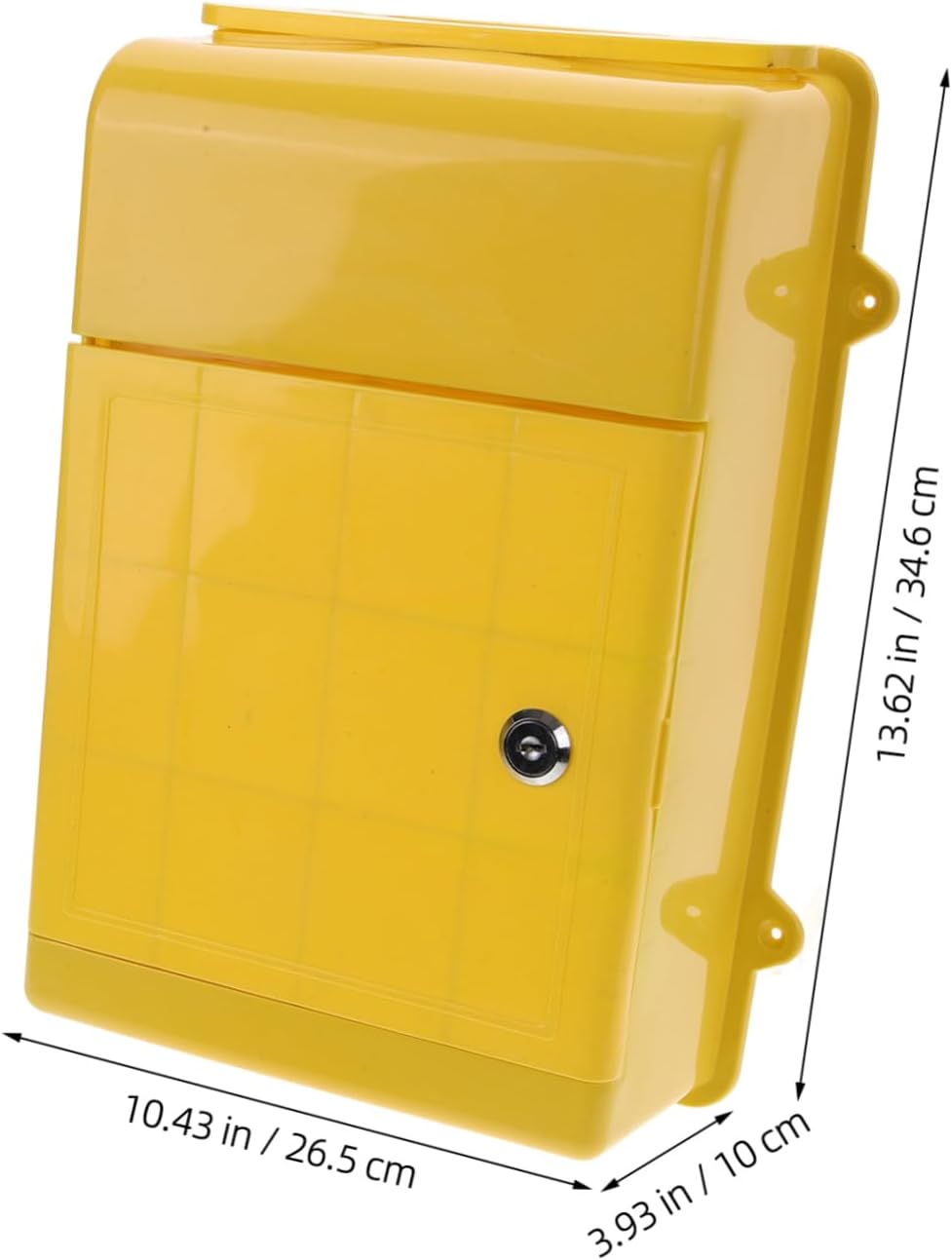 balacoo 2pcs Box Wall Mount Mailbox Outdoor Letter Box Suggestion Capacity Simple Practical