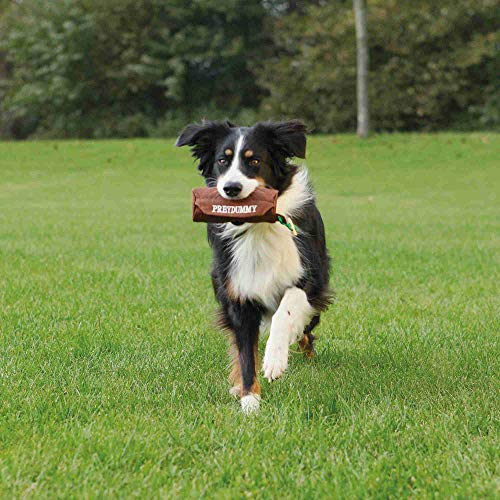 BULLYZEI Futterdummy 12x5cm BRAUN Preydummy Bringsel befüllbar