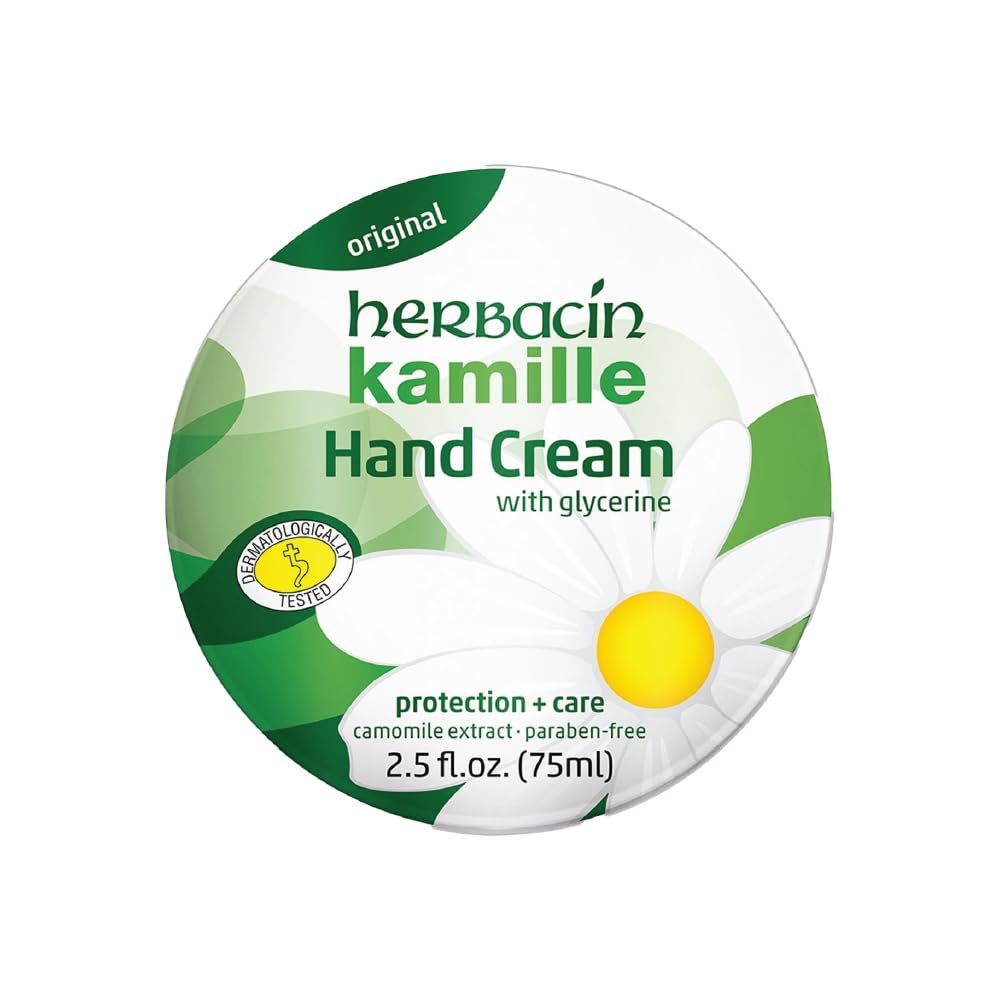 Amazon.com : Herbacin Kamille Hand Cream Tin, 2.5 Ounce : Beauty