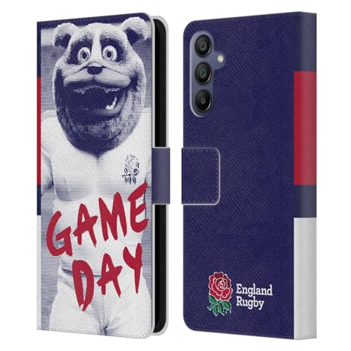 Carcasa cuero Samsung Galaxy A15 England Rugby evita golpes pantalla funda