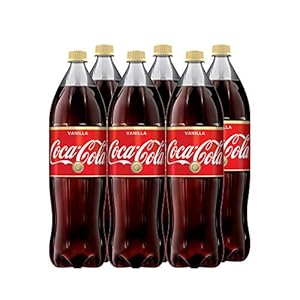 Coca-Cola Vanilla koffie-houdende drank – originele Coca Cola met vanille smaak (6 x 1,75 l)