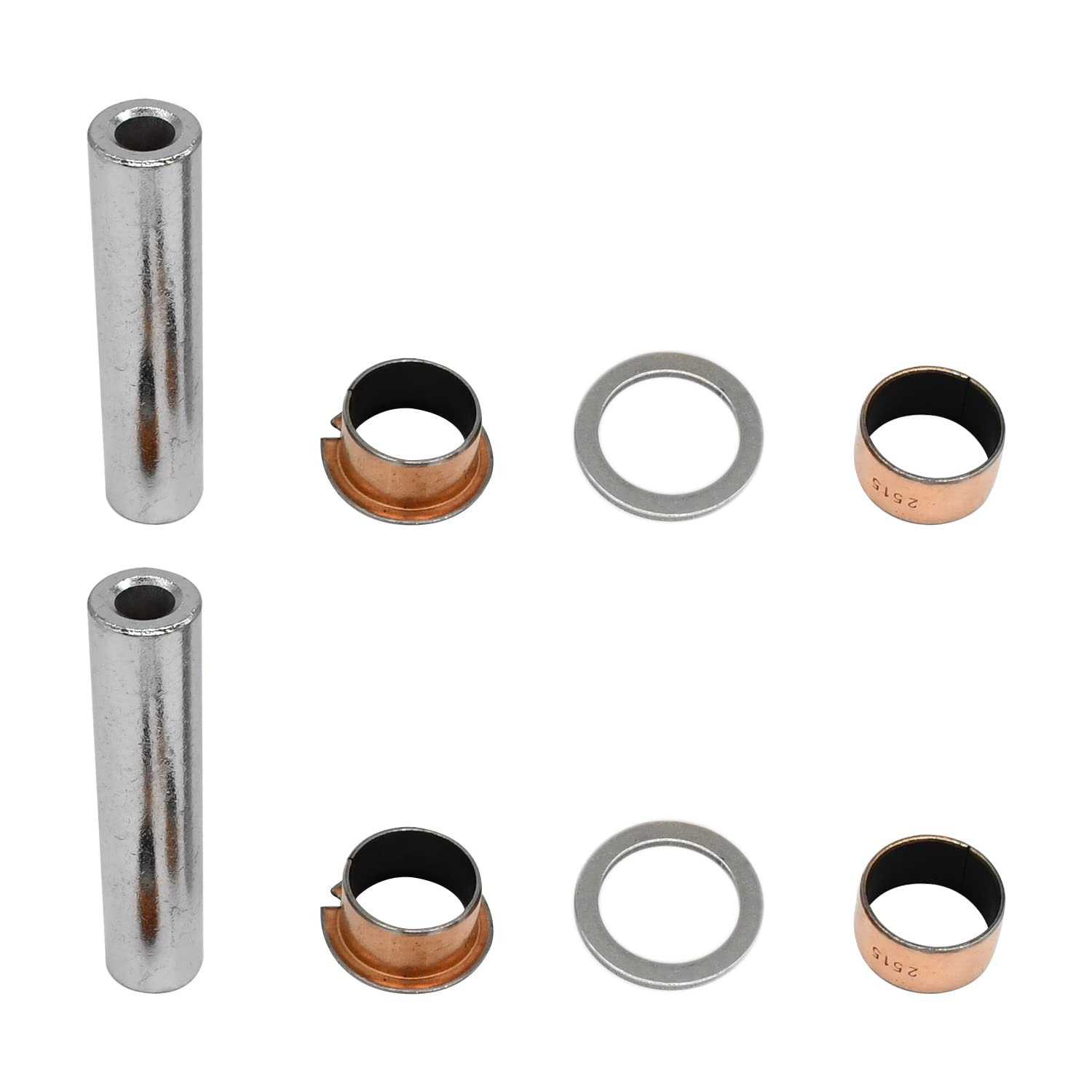 Kit de bague de tube Kingpin 70648G01 70648-G01 compatible avec les chariots de golf EZGO TXT Gas Electric Compatible avec Woods Boundary Utility Vehicle MAV 400