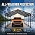 MNLR 12x20 FT Heavy Duty Metal Carport, Galvanized Steel Outdoor Carport Canopy with Reinforced Base, All-Weather Car Shelter for Car, Boat, Truck and Tractor