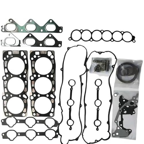 G6CU Engine Full Repair Gasket Set 20910-39D00 Compatible for Hyundai Terracan 3.5L Compatible for KIA Sorento 3.5L Overhal Gask