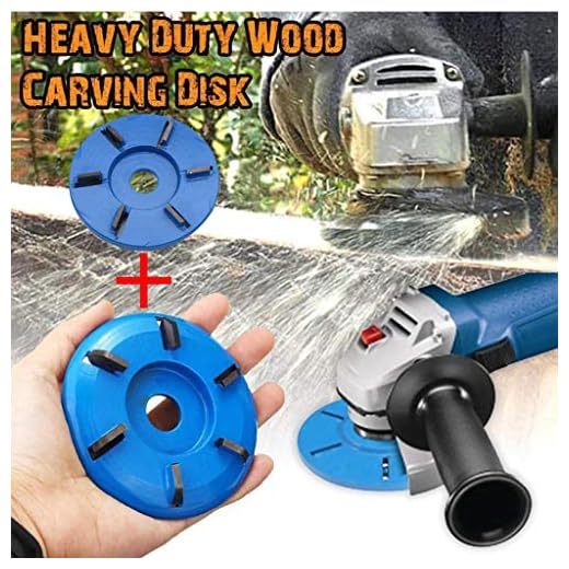 Shan-S 2PC Woodworking Turbo Plane for Aperture Angle Grinder Grinder Power Wood Carving Cutter Disc 16mm Six-Tooth Milling Cutter Tool Six arc Tooth arc-Shaped