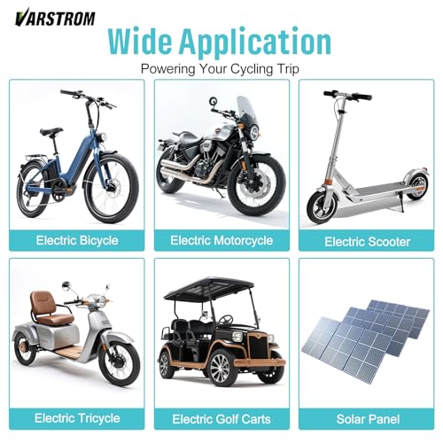 48V 10.4Ah Lithium-Ion Battery - Universal Power Pack for Ele-c-tric Bike, Scooter, Motorcycle, Tricycle, Compatible with 0-1200W Motor, 1000W 750W 500W 250W E-b-ike Conversion Kit - Image 6