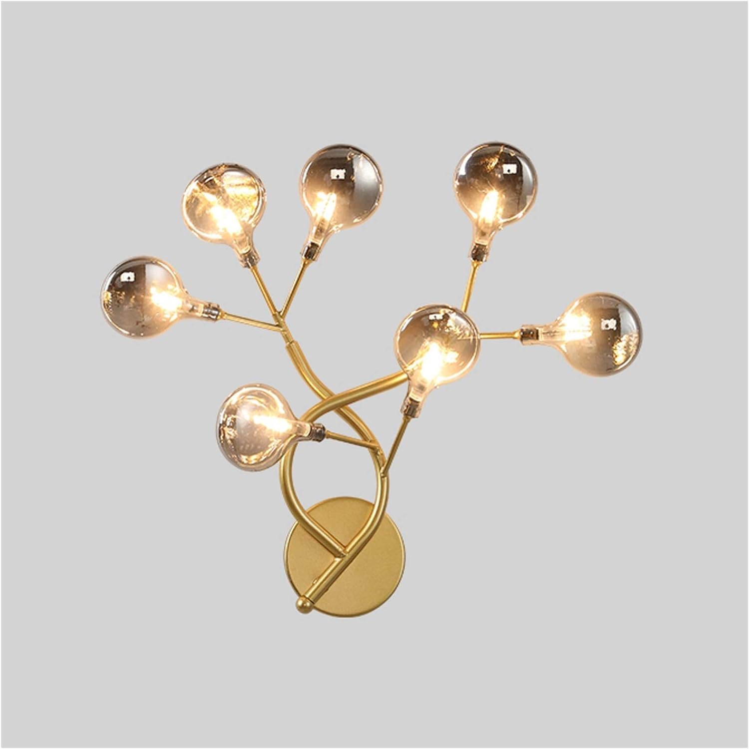 Olskfuh Gold C Wall Lamps Compatible With Living Room - Firefly Wall Lamp Modern Stylish Wall Lamp Light Bedroom Bedside Lamp Wall Sconce Lamp Compatible With Living Room Dining Aisle L,