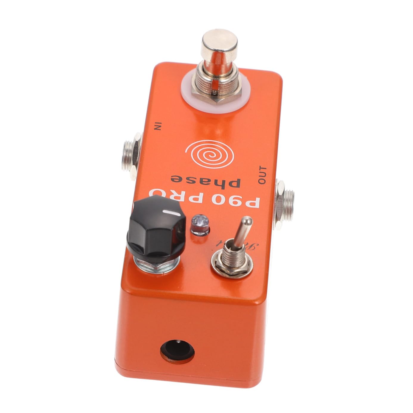 Effet de guitare orange BESTonZON boîtier mini pocket à effet de phase fluide - 8