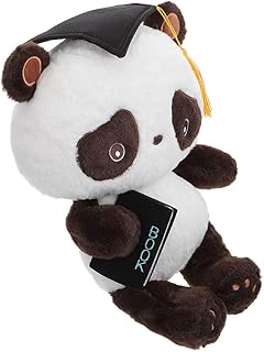 Toyvian Panda De Pelúcia De Formatura Bicho De Pelúcia Panda 2023 Grad Boneca Brinquedos Dr. Panda De Pelúcia Preto E Classe De Livro De Presentes De Formatura De 2023 Para