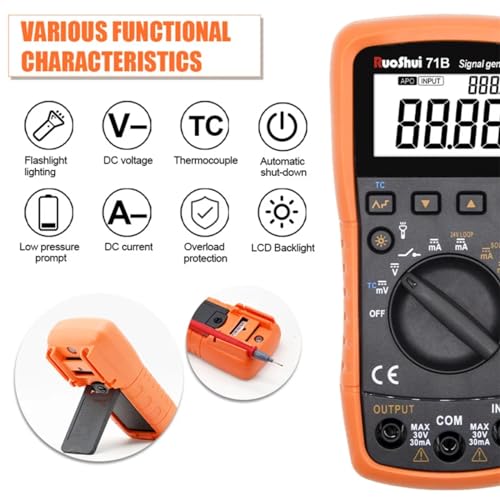 Image of Signal Generator 4-20ma Current Voltage Analog Signal Source Handheld Process Calibrator Voltage Current Signal Generator