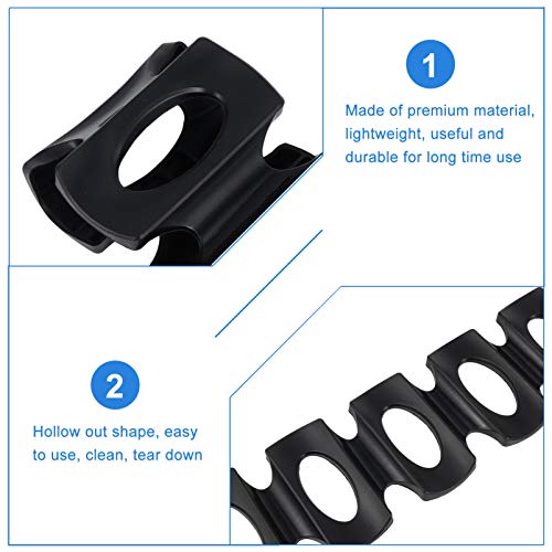 Hemoton 2Pcs Garrafa de Silicone Empilhamento Tapete de Cerveja Fácil Stacker Pad Antiderrapante Por