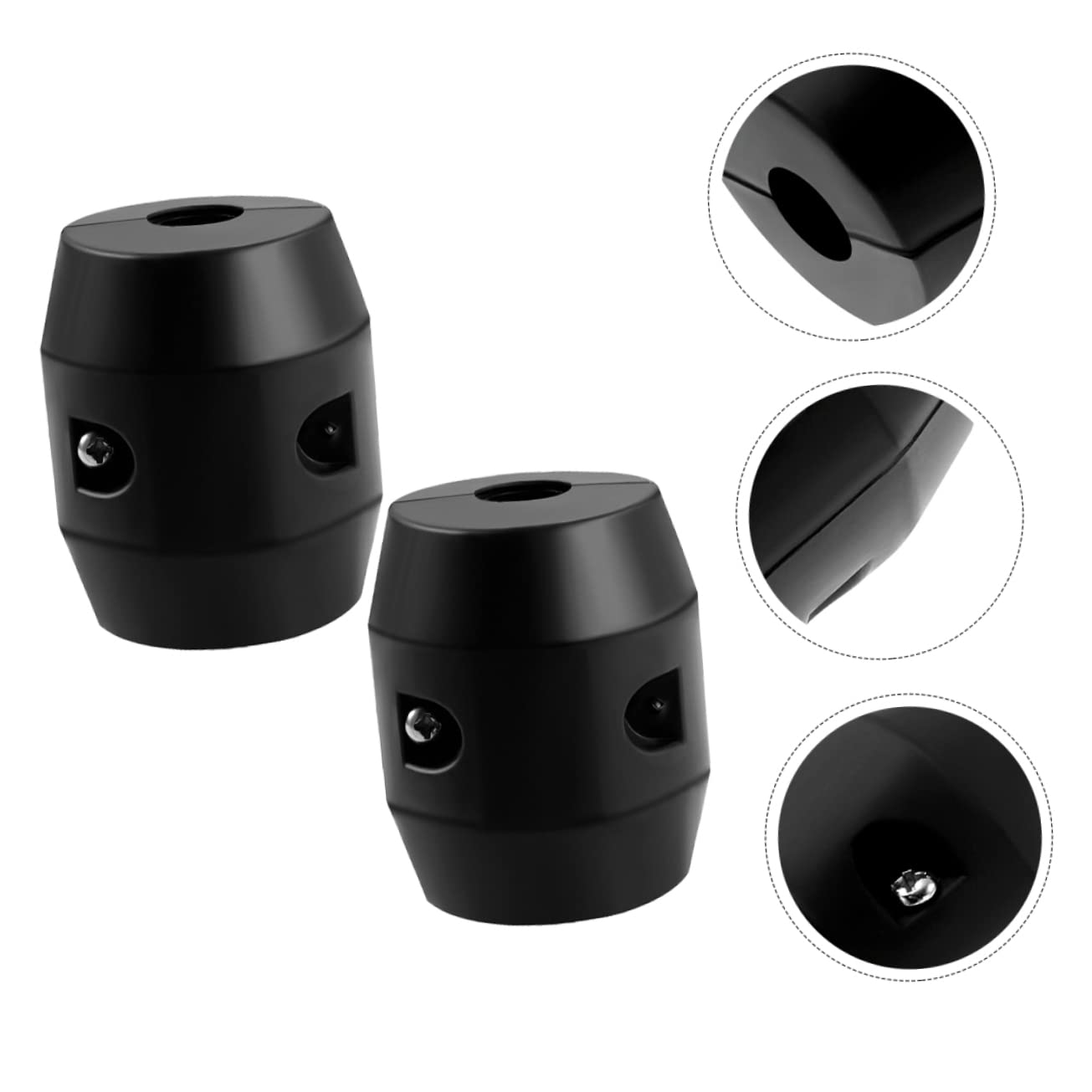 Artibetter Kitchen Pull Down Faucet Gravity Ball Weight – Black Plastic Hose Weight With Screw, Replacement Part