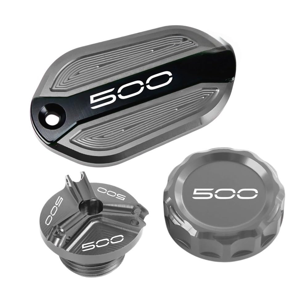 Cubiertas De Depósito Líquido Frenos para Motocicletas Y Tapón Llenado Aceite Motor para Z500 Ninja Z 500 EX500 SE Accesorios 2025 Tapa Relleno Aceite Tornillo Tanque