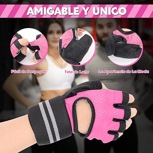 Fitness, Sports guantes gym mujer Marca BONTOOLZ (2)