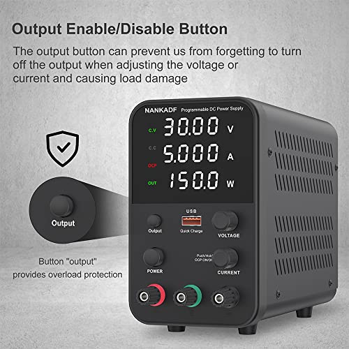 Alimentation de laboratoire programmable WPS305H réglable pour tester vos circuits 5A