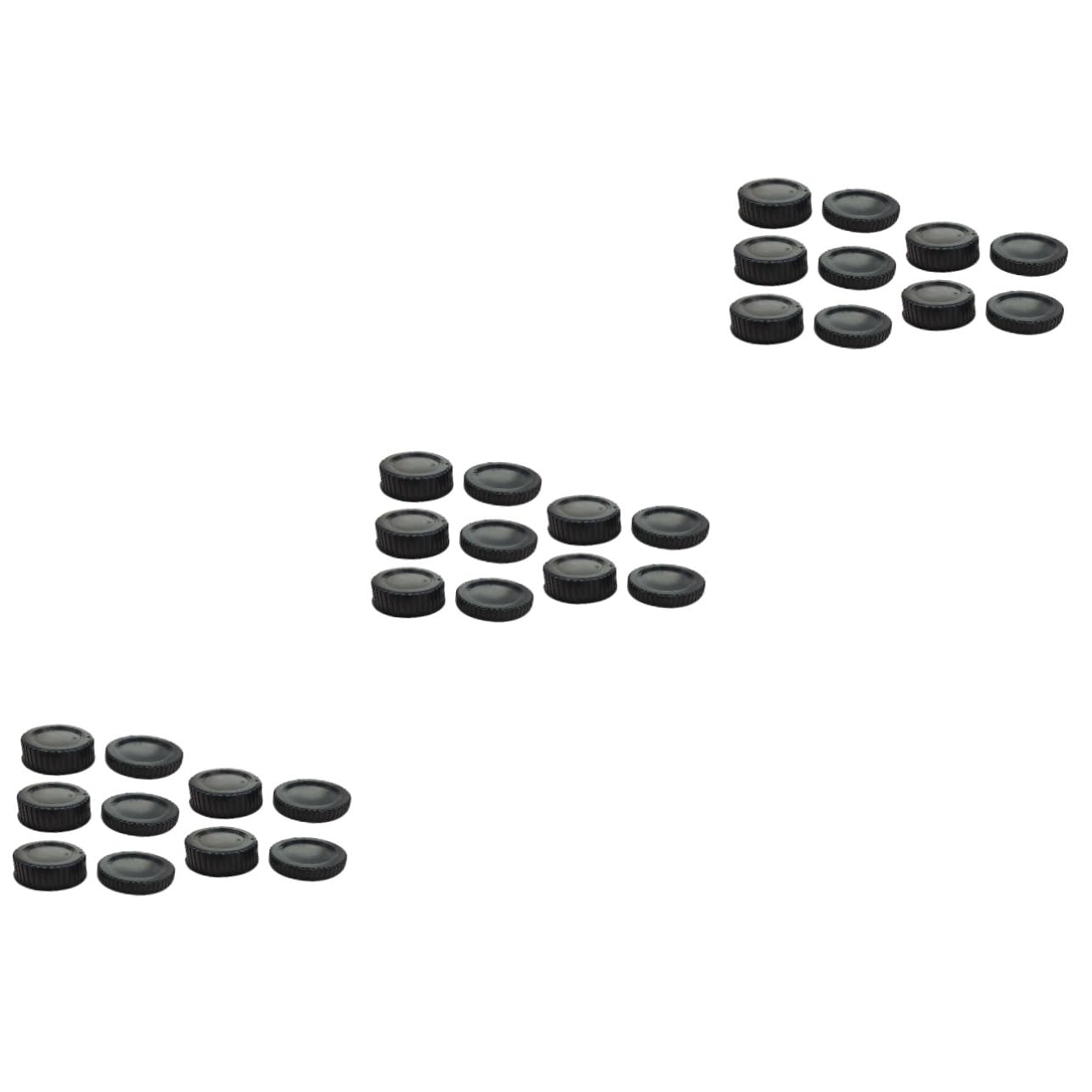 OSALADI 15 Sets Rear Lens Cover Rear Lens Cap DSLR Camera Lens Camera Body Cap Camera Body Cover