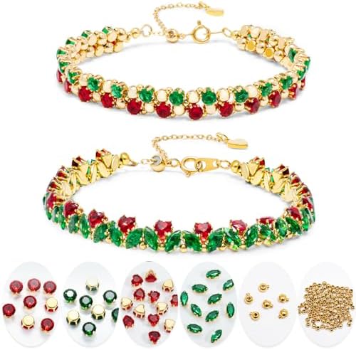 Jewelry Making Kit,Crafts Kits for Adults, Jewelry Making Supplies Kit,Rhinestone Bracelet for Women,Tennis Bracelets for Women,Jewelry Making Kit for Girls,Christmas Gifts for Girls or Grandkids