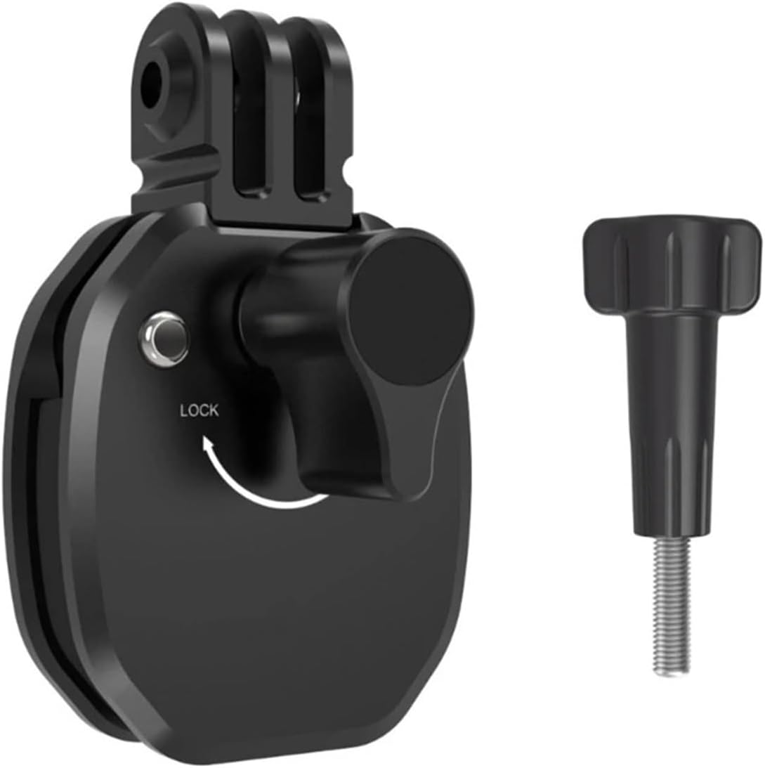 Motorcycle Windshield Camera Mount Clamp, with Silicone Padding fit for Secure Grip 0XLA