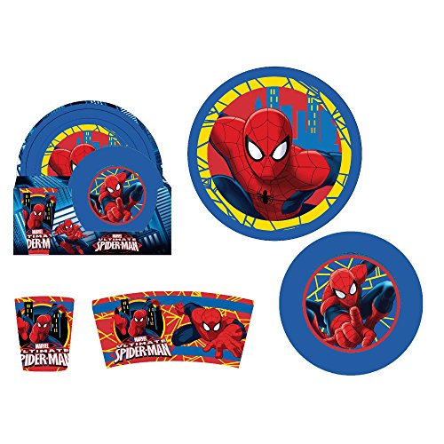Preisvergleich Produktbild Arditex sm8985 Set Frühstück 3-teilig, Motiv Spiderman