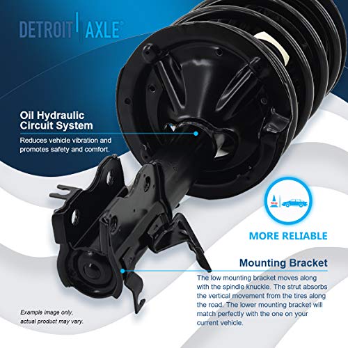 image for Detroit Axle - 8PC Front Struts and Coil Springs + Rear Shock Absorber