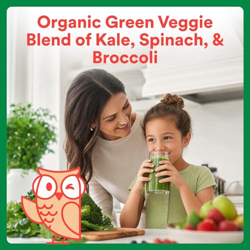 Image of SmartyPants Kids Fiber & Veggies: Prebiotic Fiber Gummies for Kids, Fiber Supplement with Inulin, Organic Green Veggie Blend, Vegan, Gluten Free, Mixed Berry Flavor, 60 Count (30 Day Supply)