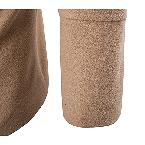 XIAOJU Trench da Uomo Parka Doppio Petto