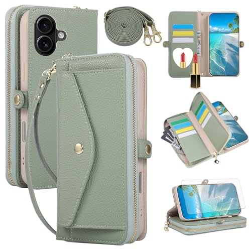 Coque portefeuille iPhone 16 anti-chute pour protéger écran et ranger vos cartes