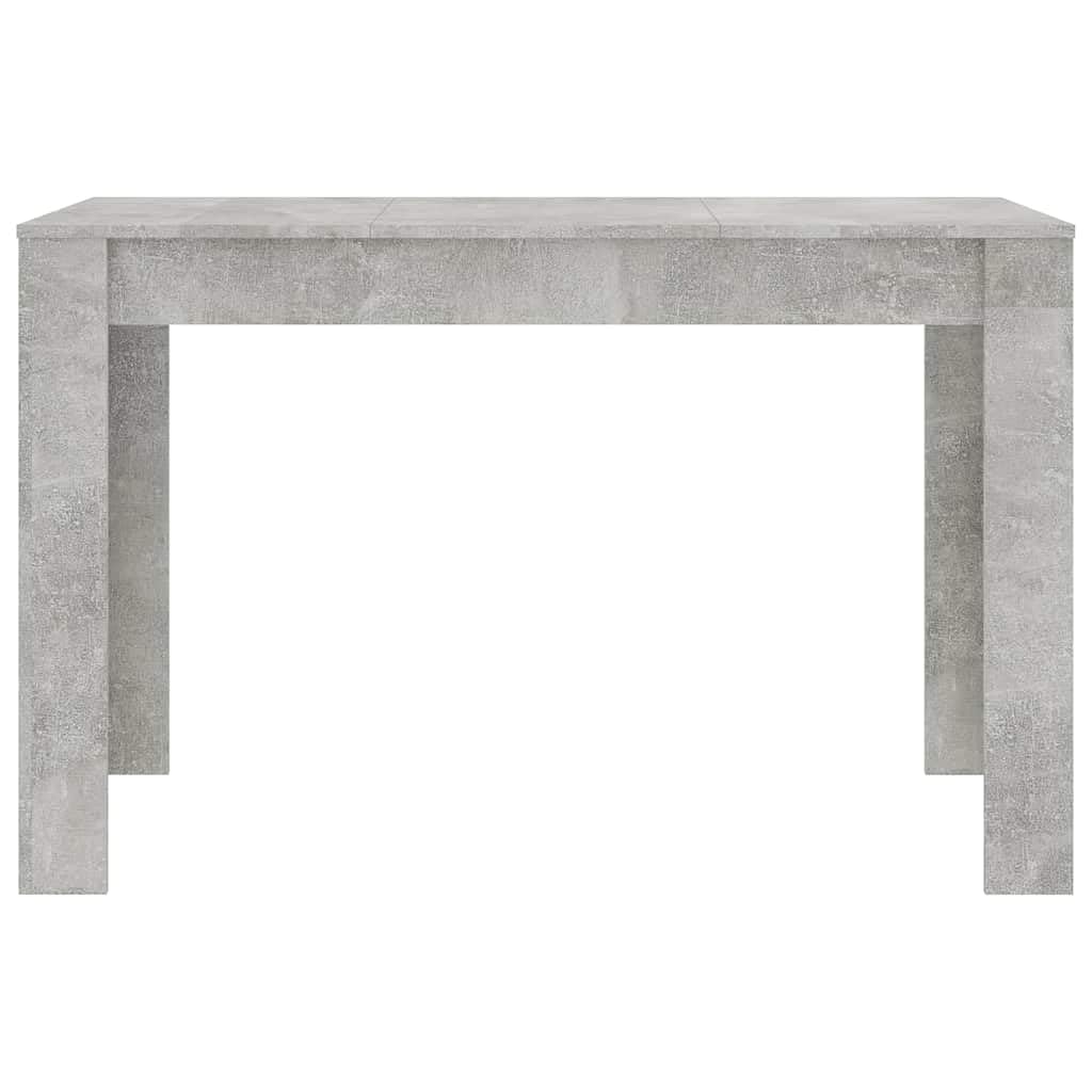 Stół do jadalni 120 x 60 x 76 cm drewno obrabiane beton szary
