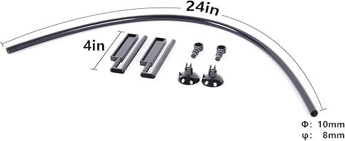 Miniatura 2 de Jaula Flotante para Plantas de Acuario, Plantas Flotantes que Impiden el Paso de Filtros y Calentadores, Altura Ajustable con Nivel de Agua, Puede