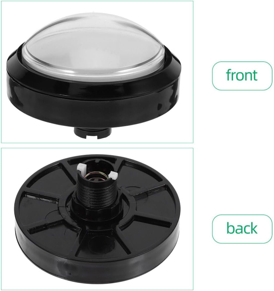 2pcs Recordable Voice Dog Training Button with Illuminated Dome Design, Abs and Metal Material Push Button for Pet Communication, for Quizzes and Parties