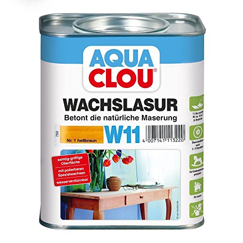 Preisvergleich Produktbild Clou Wachslasur W11 hellbraun 0,750 L