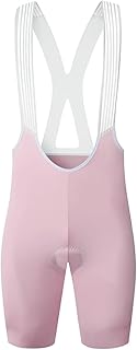 TIYGHI Pantalones con tirantes para hombre, transpirables, con correa elástica alta, pantalones cortos de ciclismo (Color: rosa, talla: 2XL)