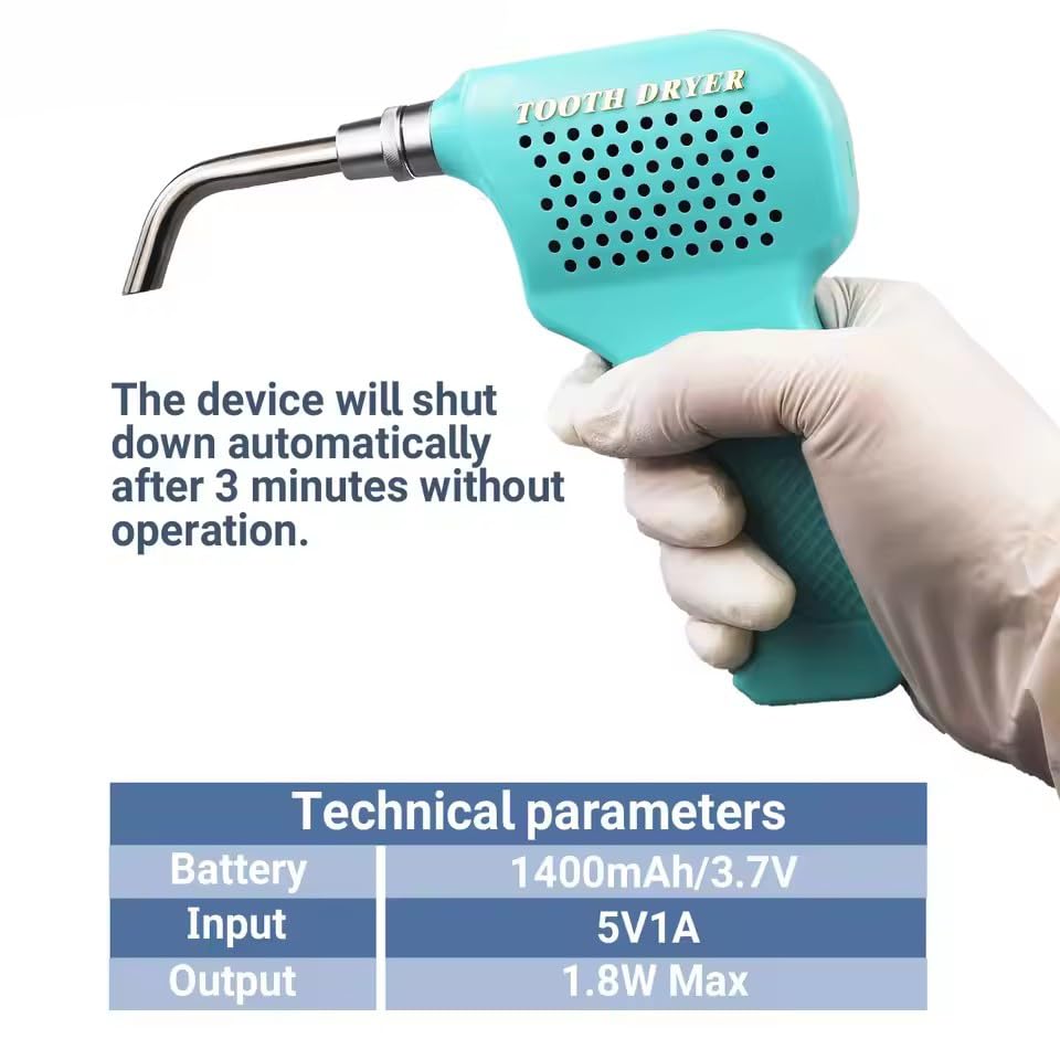 Teeth Dryer Dry Heater USB Charged High Pressure Sterilization 134 ℃ Laboratory Equipment